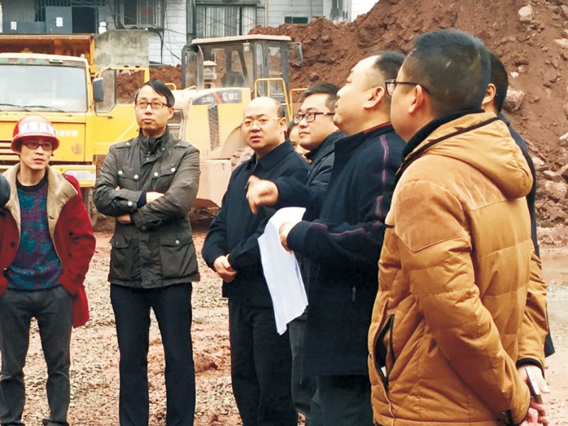 李云春局長調(diào)研忠山隧道建設情況