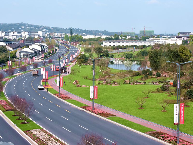 酒谷大道酒業(yè)園區(qū)景觀(guān)綠化提升工程